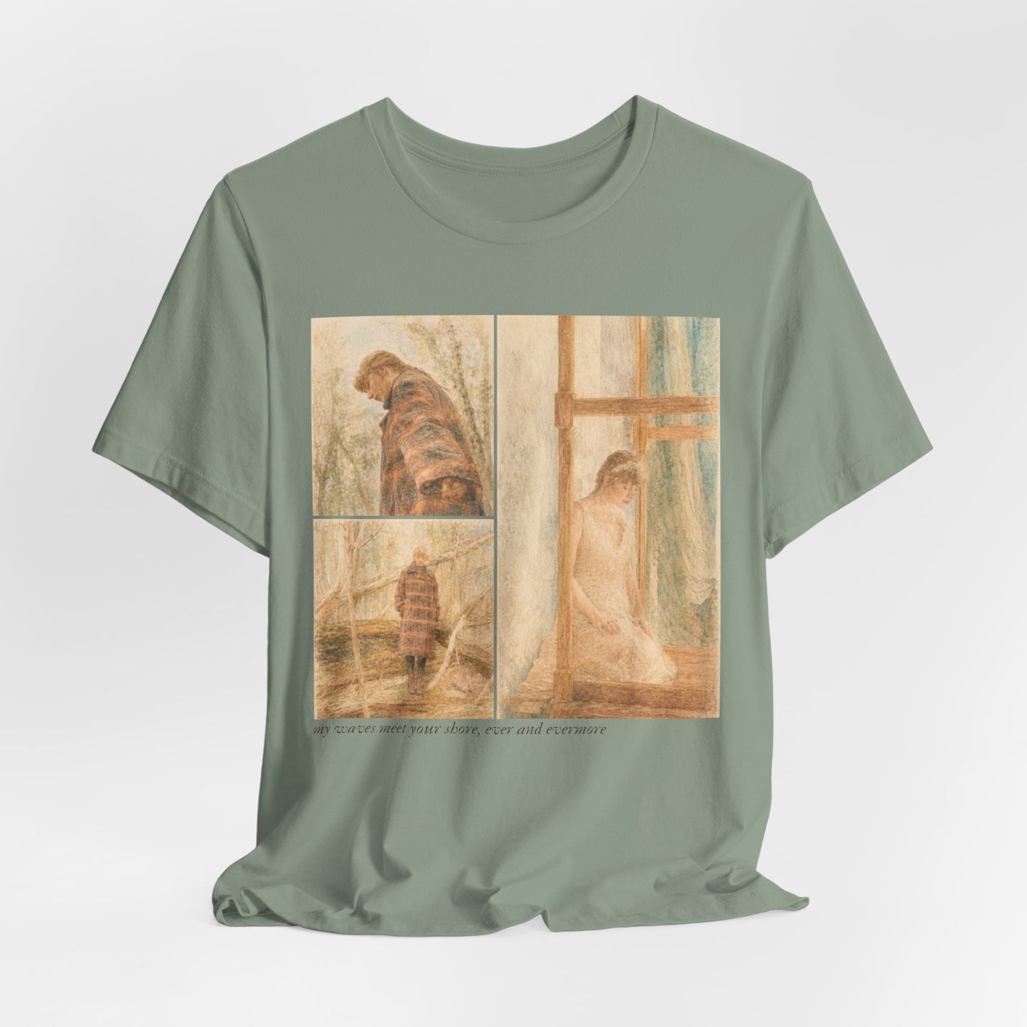 my waves - Soft Pastel Illustration Shirt