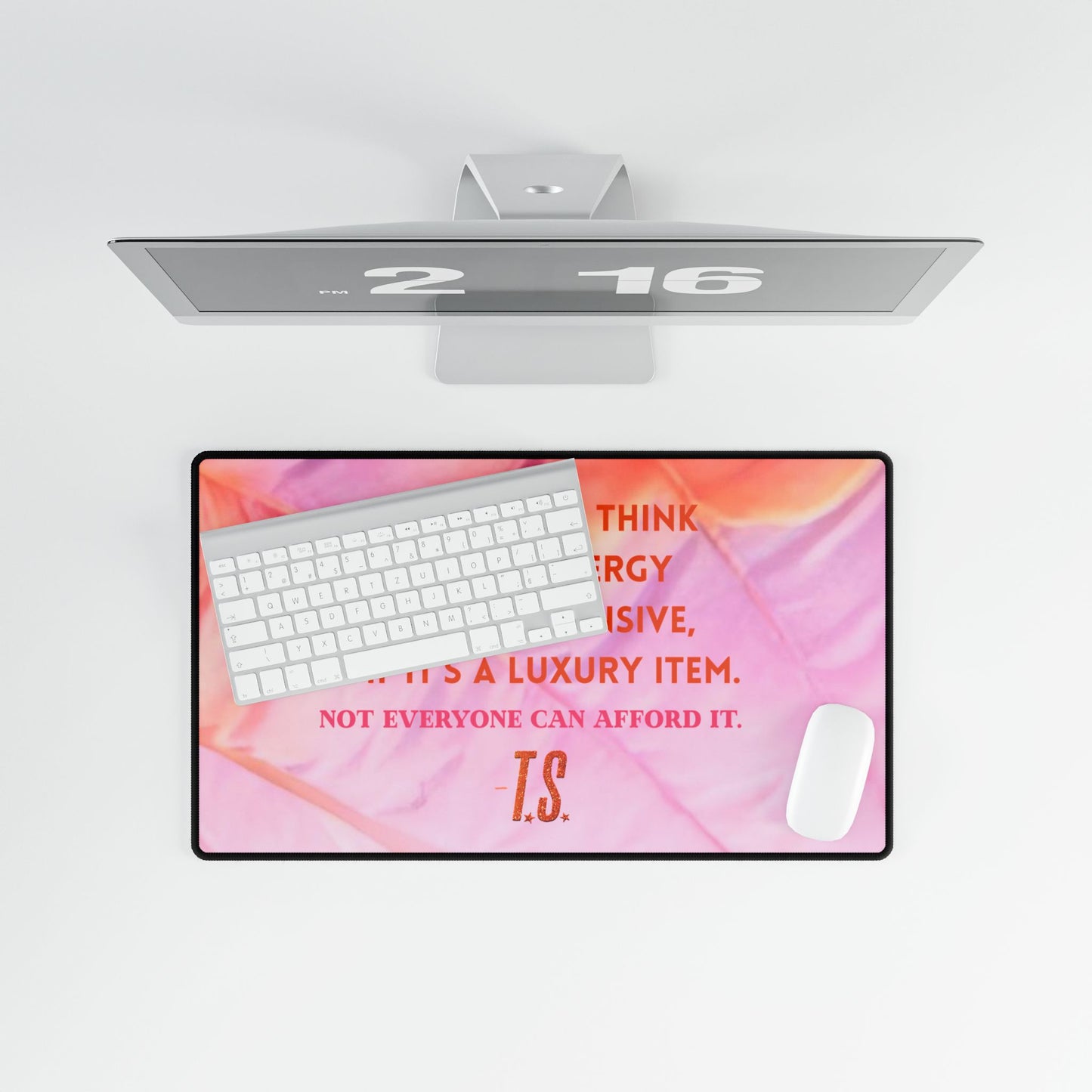 Luxury Energy Desk Mats for Home Office, Desk Accessories, Motivational Gifts, Creative Workspace, Unique Desk Decor