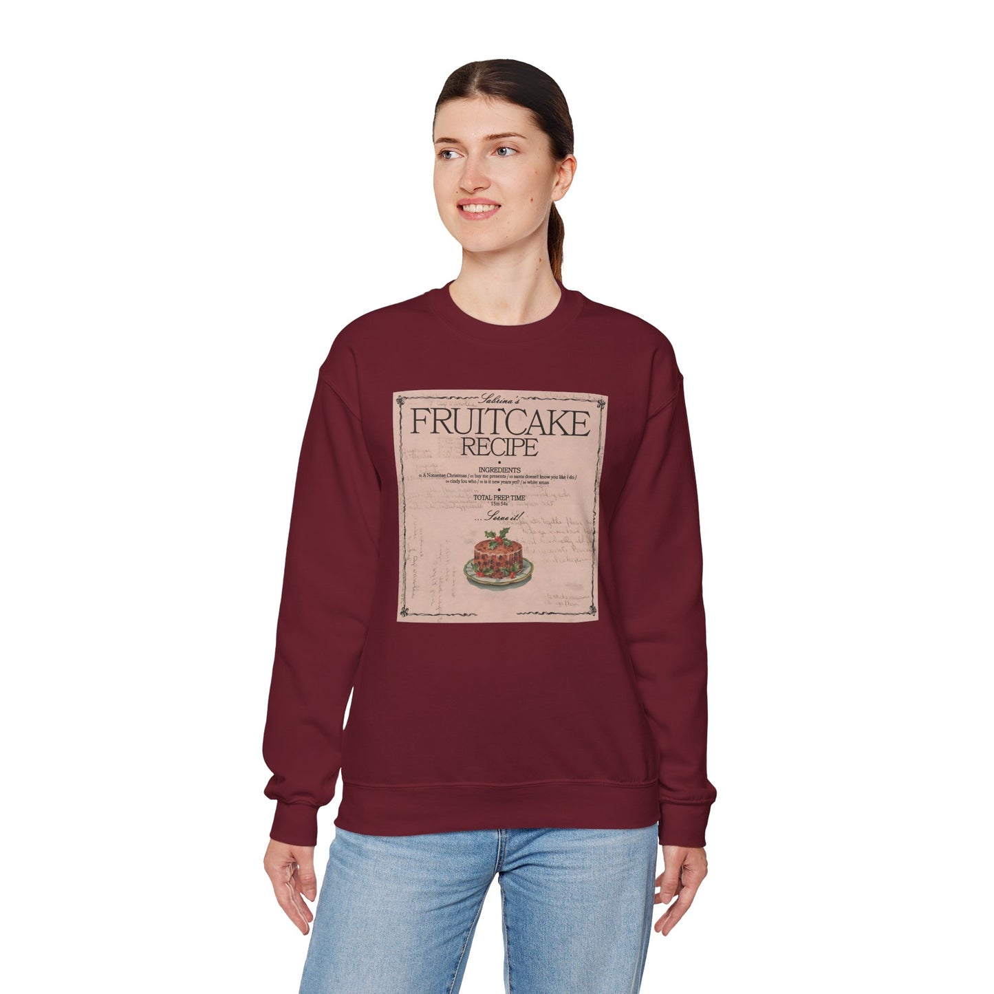 fruitcake recipe Unisex Heavy Blend™ Crewneck Sweatshirt