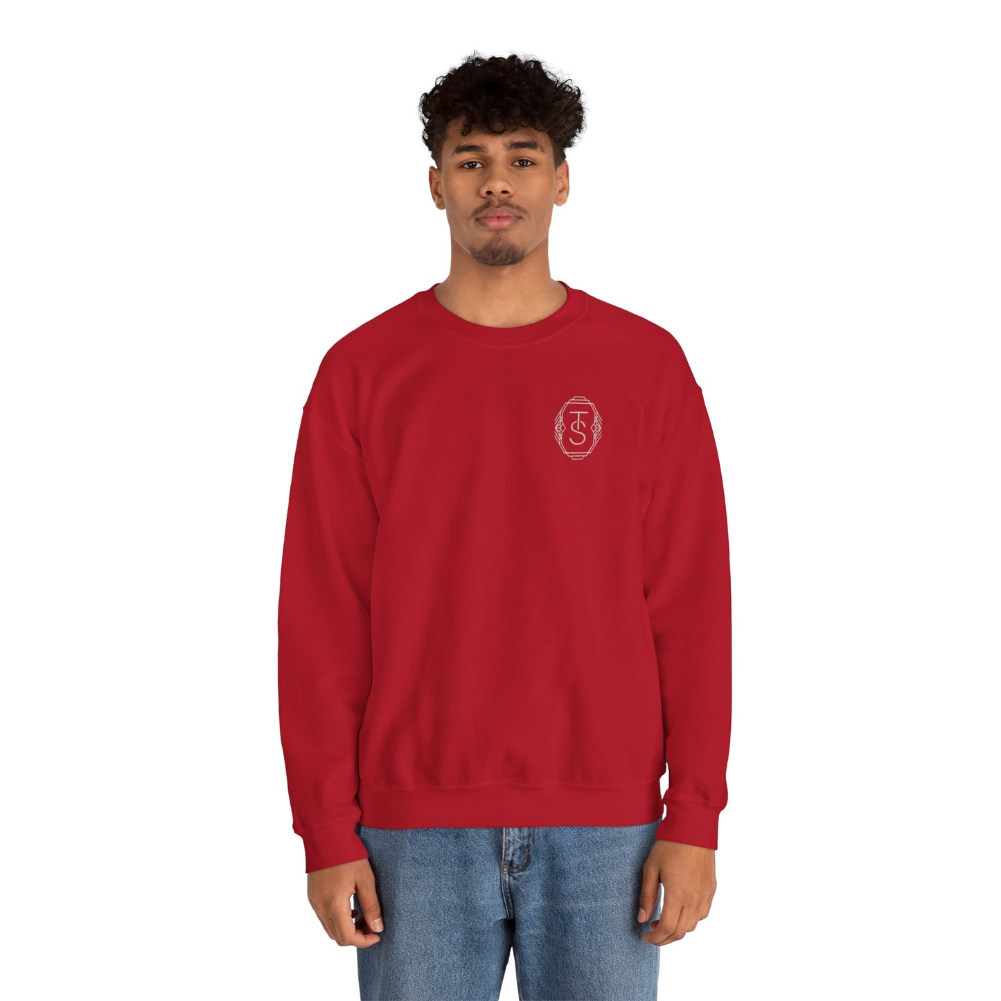 Initials Emblem Crewneck Sweatshirt