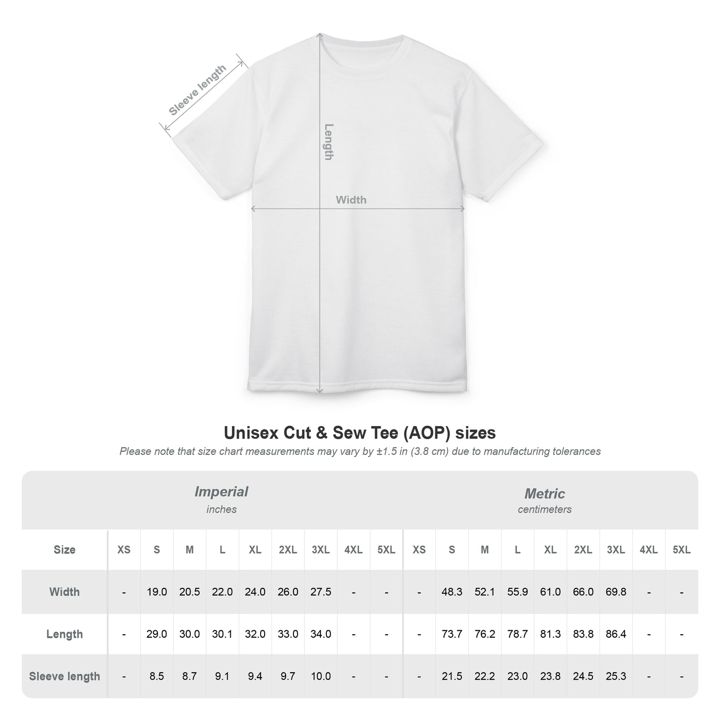 Midnights Icons All-Over Print Tee Unisex