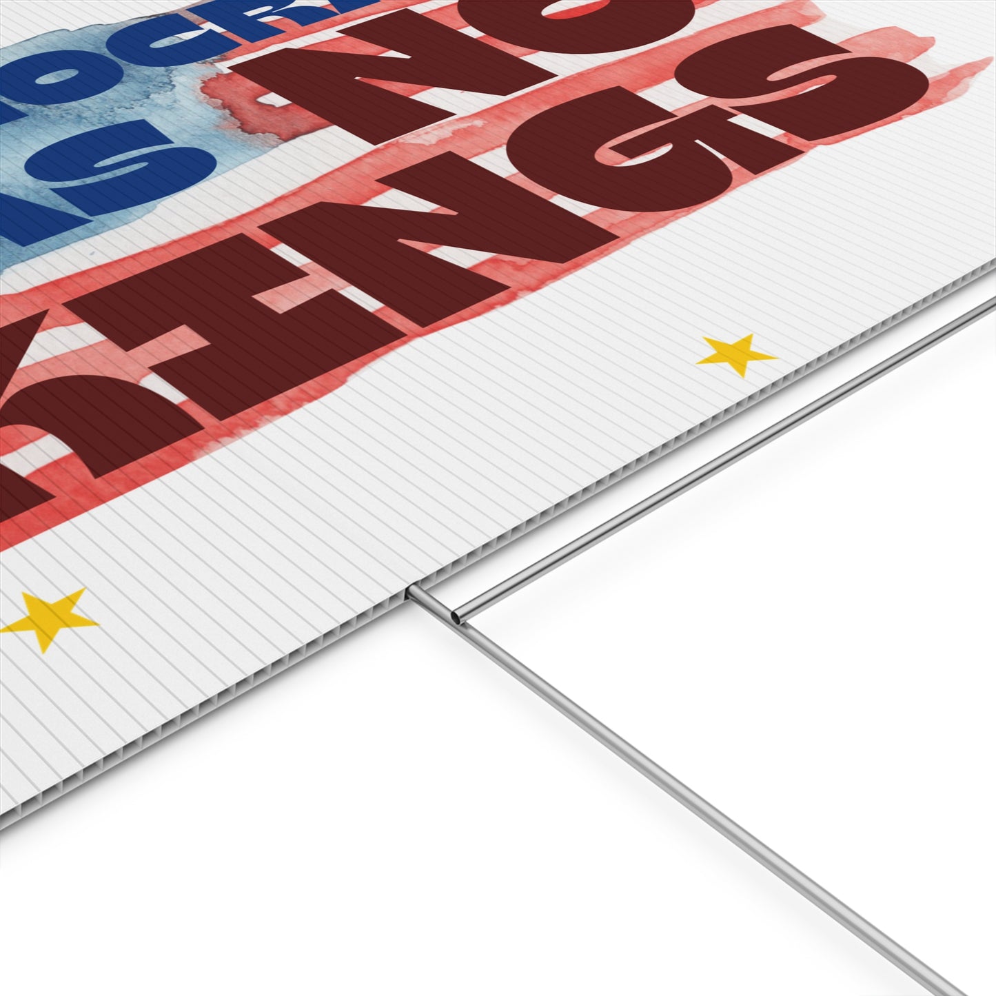 No Kings Yard Sign, Protest Decor, Political Campaign, Home Garden Decor, Independence Day Celebration