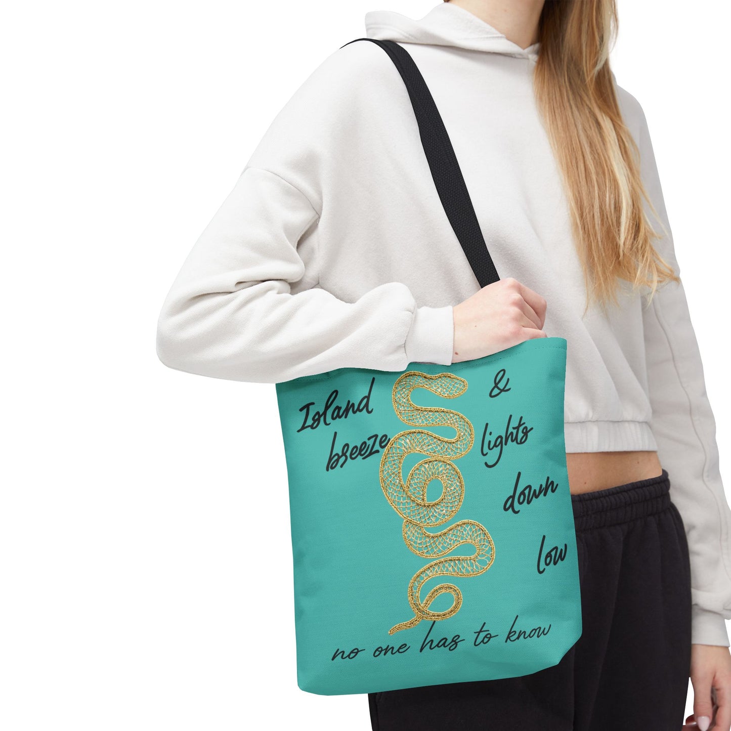 Island Breeze Snake Tote Bag