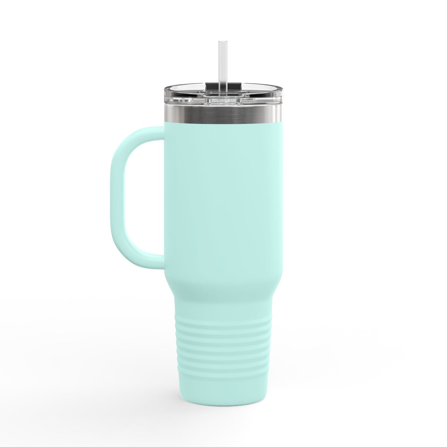 Shade Never Made Anybody Less Gay - PRIDE - Insulated Travel Mug, 40oz | Perfect for Road Trips, Work, Gifts, and Eco-Friendly Living, Straw Included
