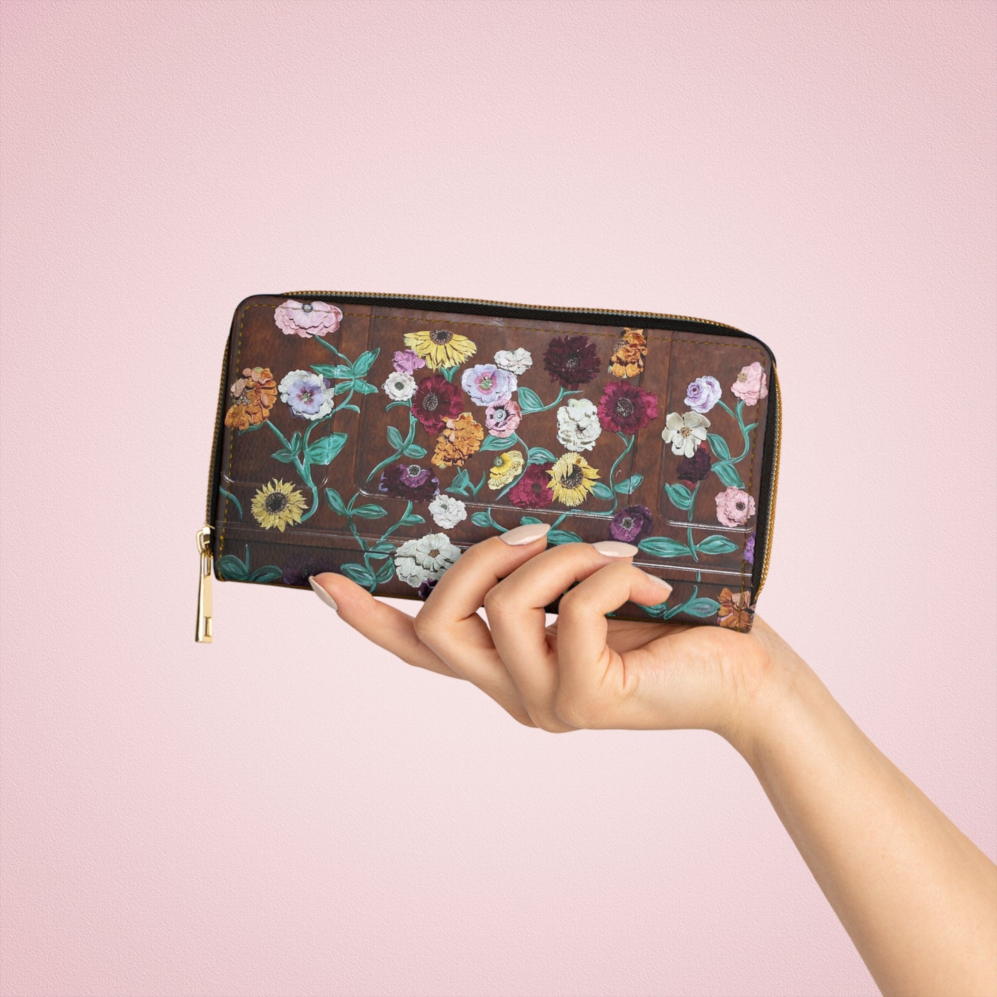 Surprise Song Floral Piano - Swiftie - Zipper Wallet
