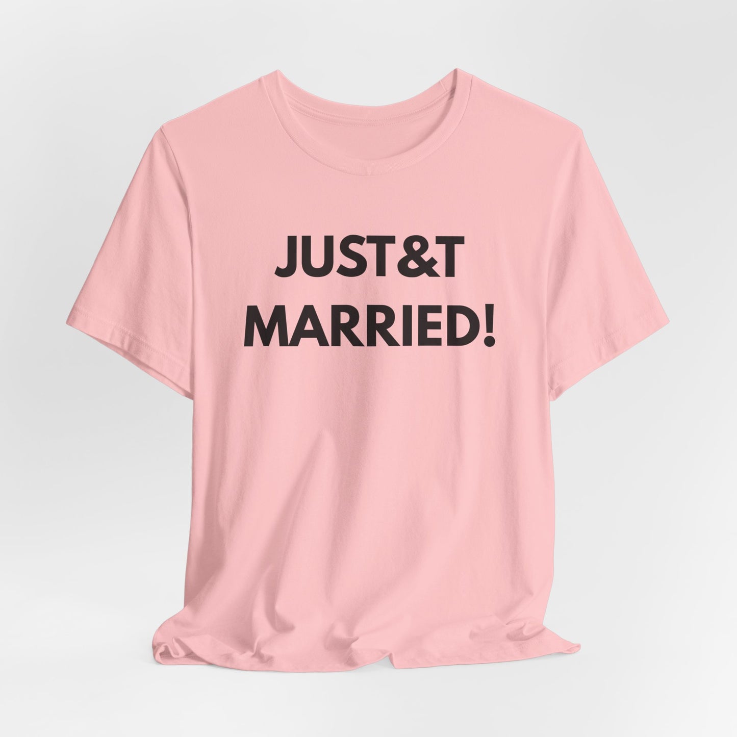 Just Married- Unisex Jersey Short Sleeve Tee