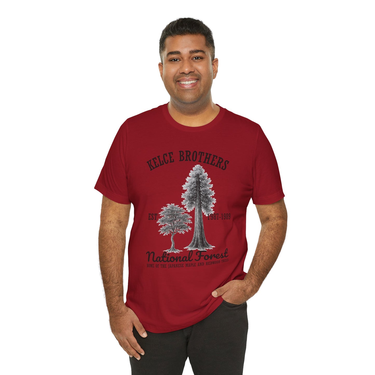 Kelce Brothers National Forest Tee - Unisex Jersey Short Sleeve T-Shirt