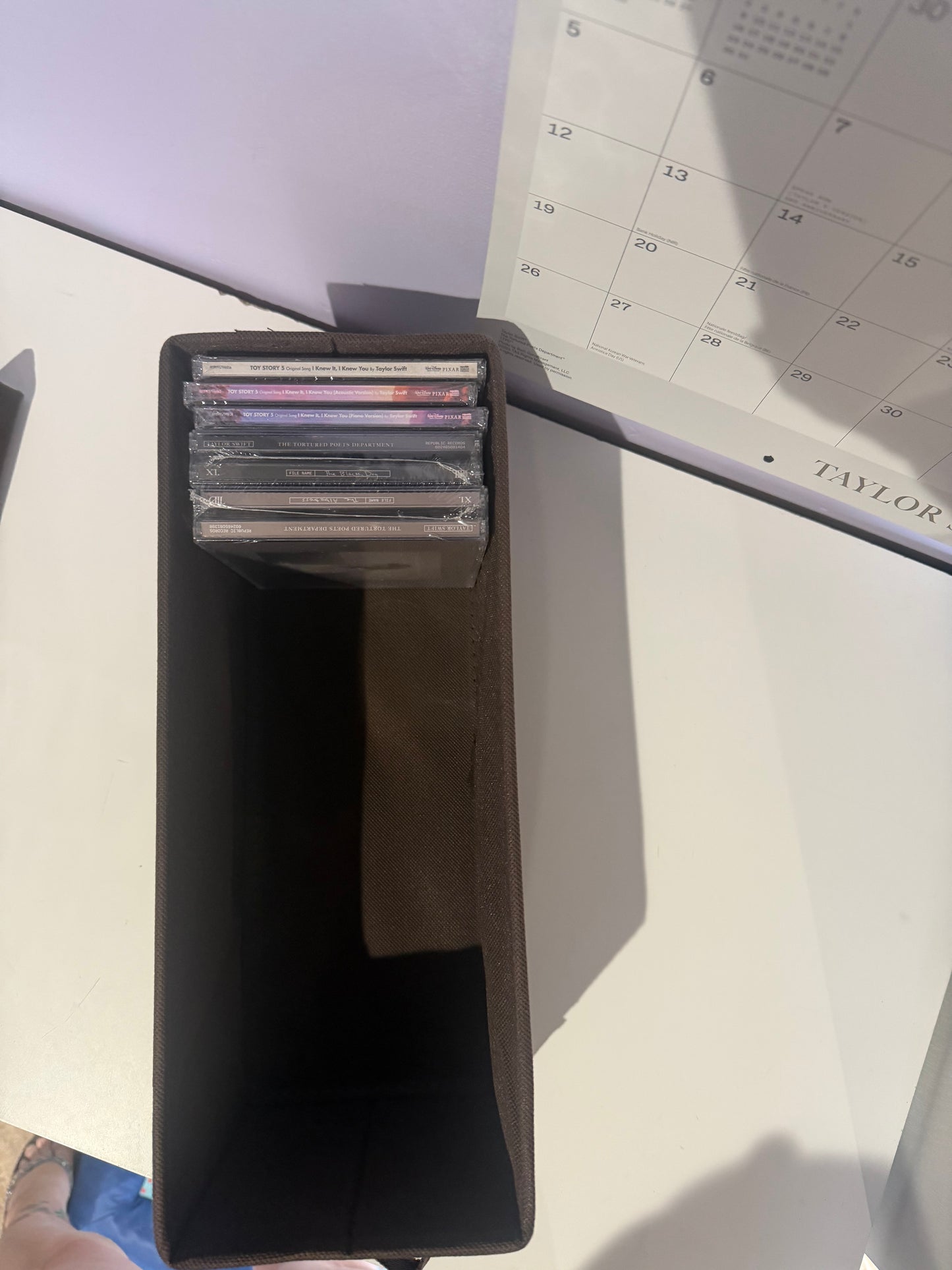 Acoustic Piano Floral CD Storage Case