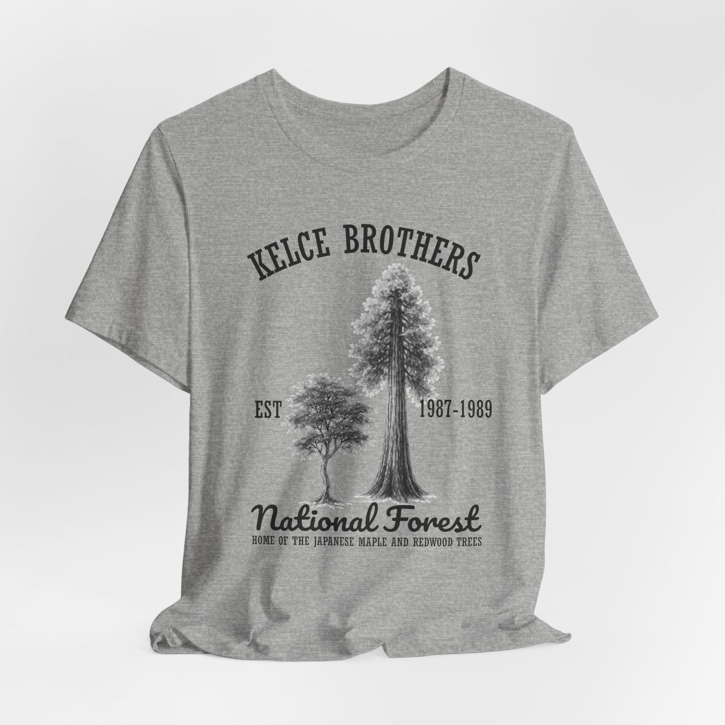 Kelce Brothers National Forest Tee - Unisex Jersey Short Sleeve T-Shirt