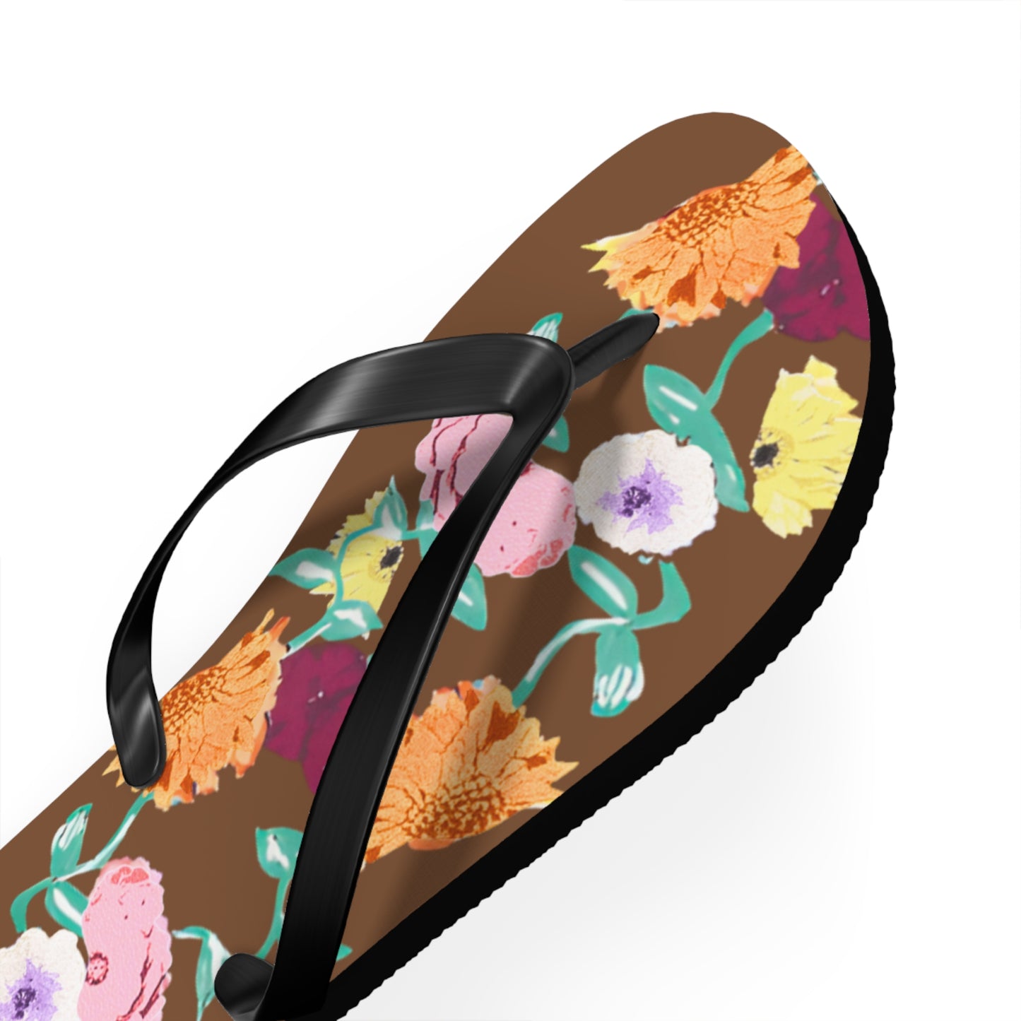 Acoustic Set Floral Flip Flops