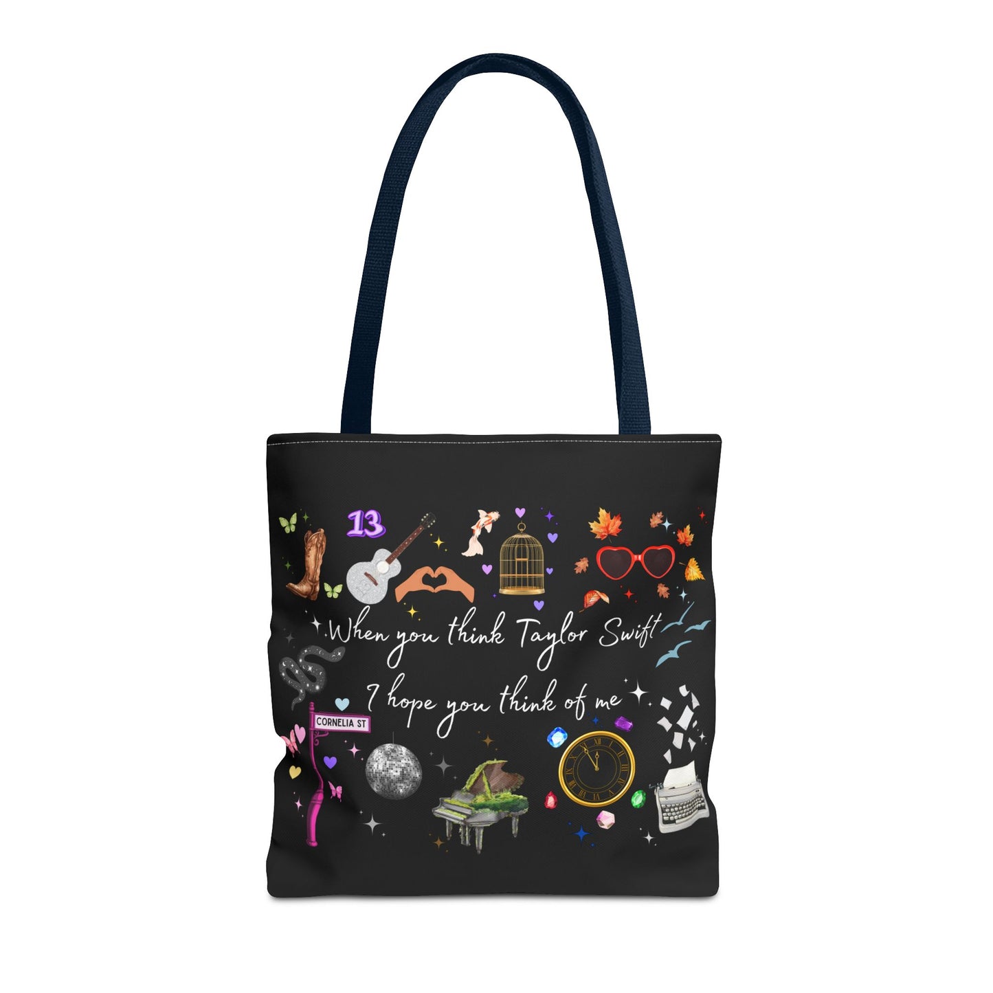 I hope you think of me Tote Bag, Music Lover Gift, Stylish Reusable Bag, Concert Accessory, Fan Merchandise