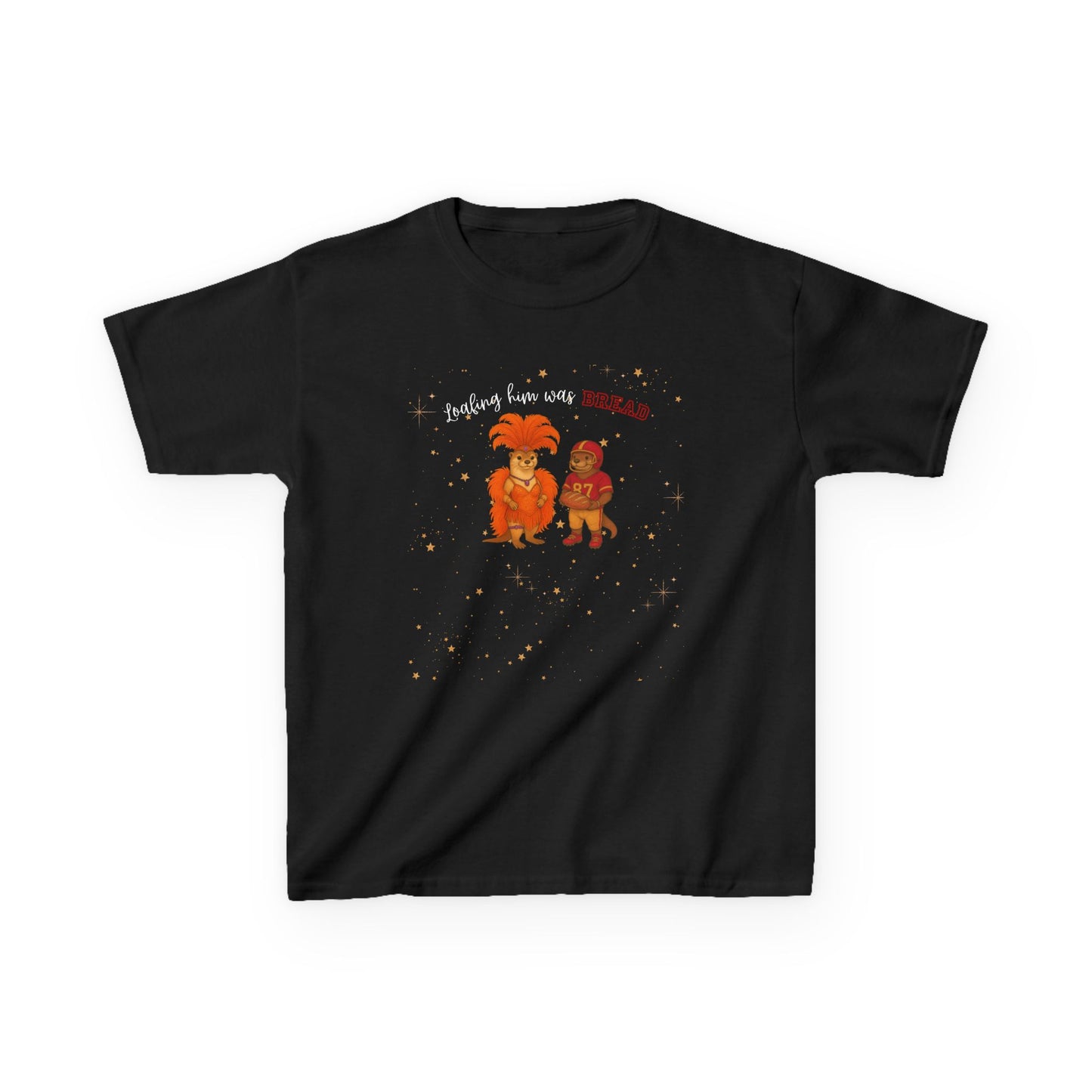 KIDS Tee Loafing him was Bread Otters - Fun and Playful Cotton Shirt for Boys and Girls, Kids Parties, Everyday Wear, Family Outings, [...]