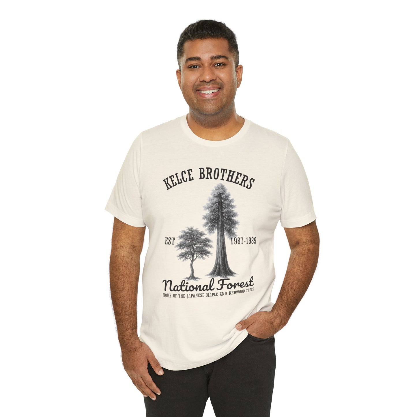 Kelce Brothers National Forest Tee - Unisex Jersey Short Sleeve T-Shirt