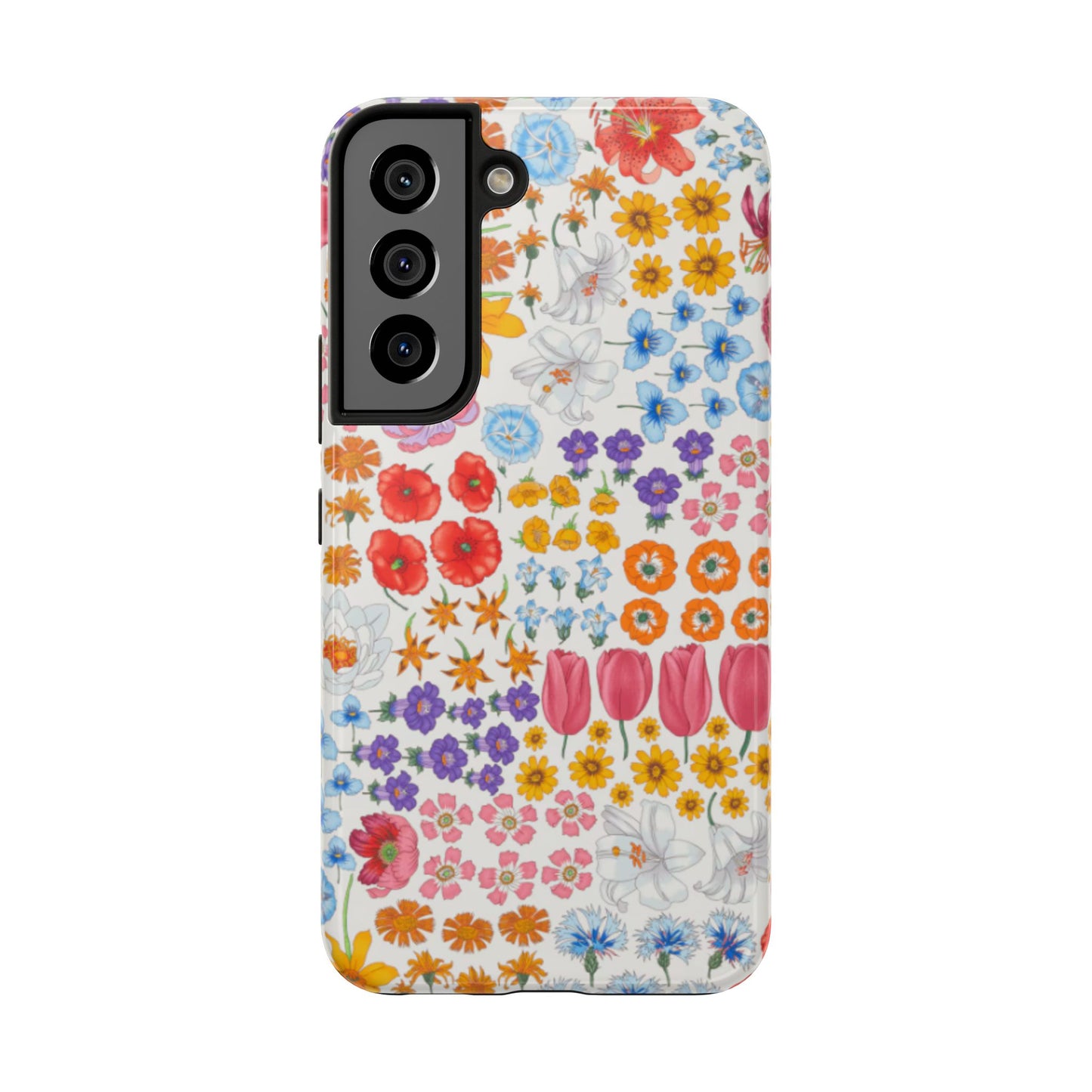 Vibrant Floral Tough Phone Case "Flora"- Durable Protection for Your Device