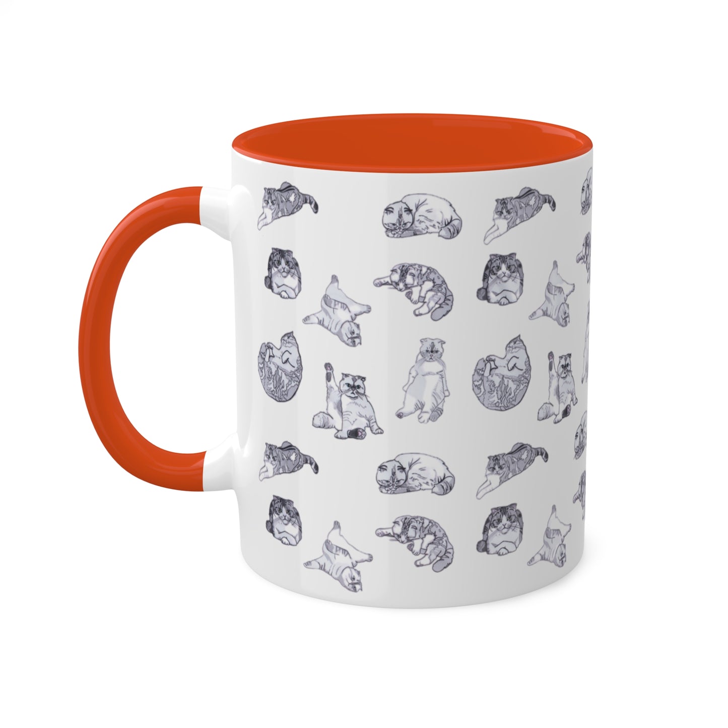 TayTay Cats Colorful Mugs, 11oz