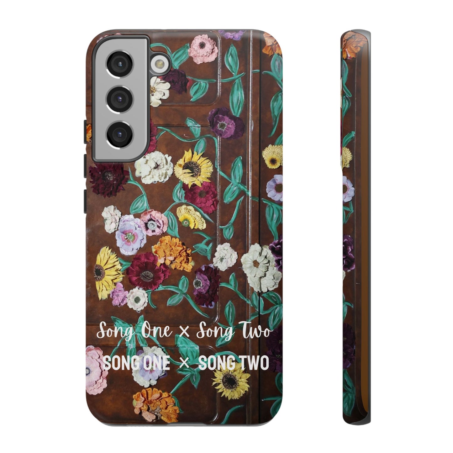 CUSTOMIZABLE with Surprise Song Titles - Surprise Song Floral Piano - Tough Cases