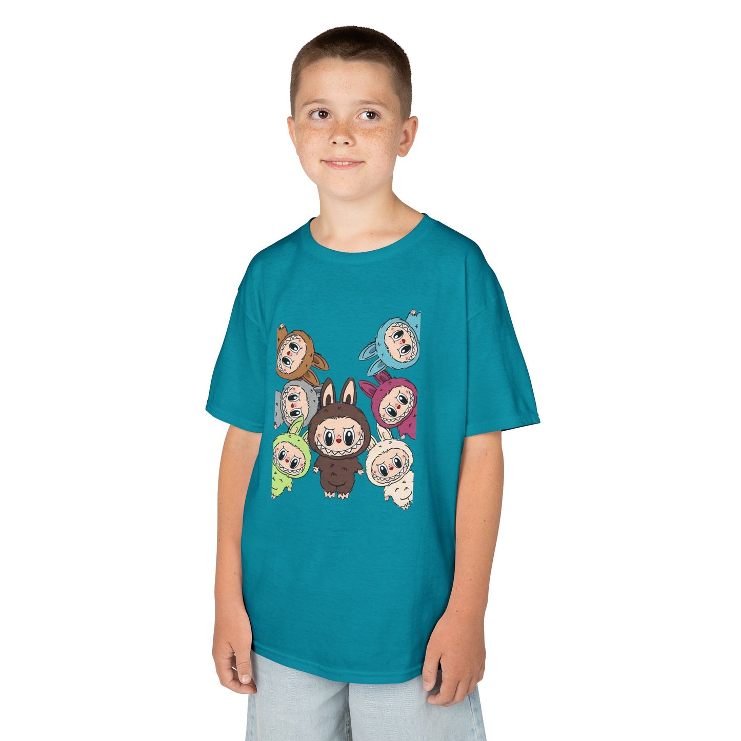 KIDS Adorable Labubu Tee, Fun Graphic Shirt for Boys & Girls, Perfect for Playdates, Birthdays, Family Events, Gifts