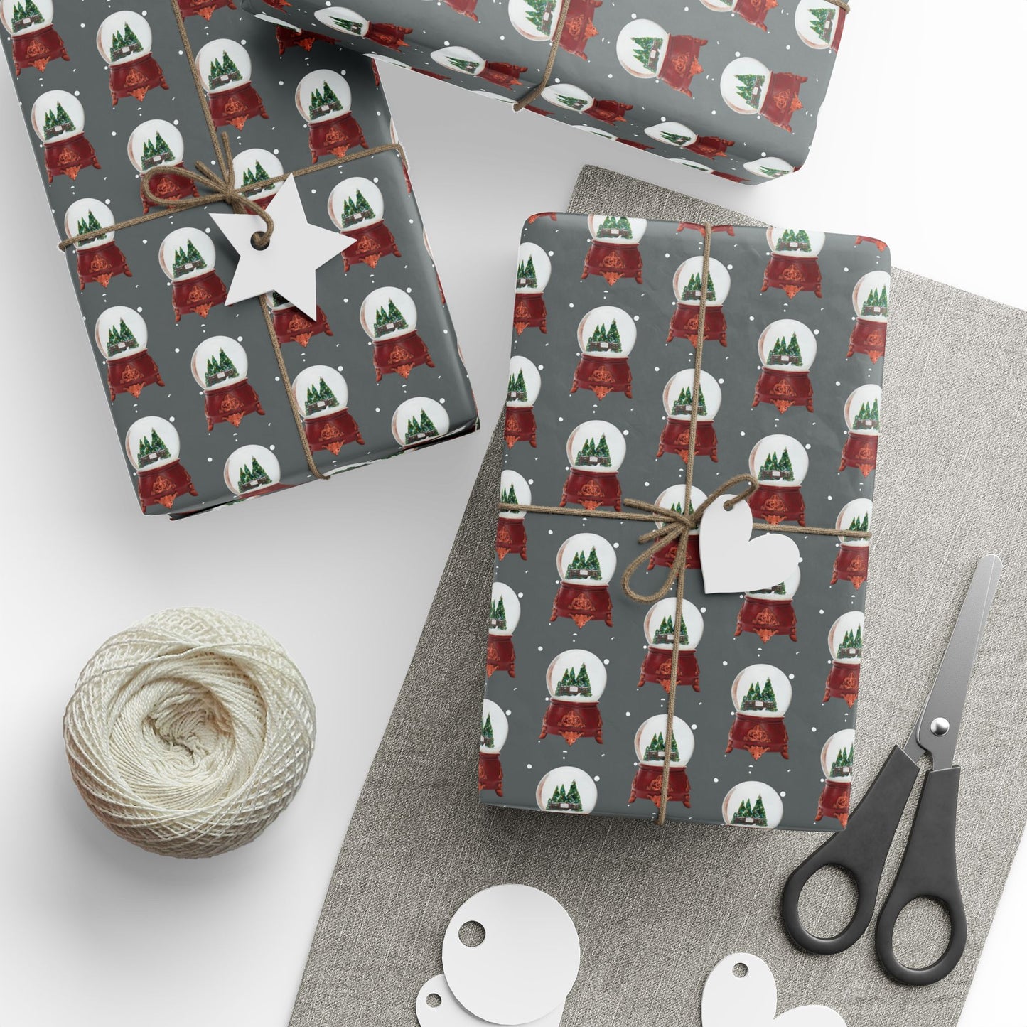 CTF Snow Globe Wrapping Paper
