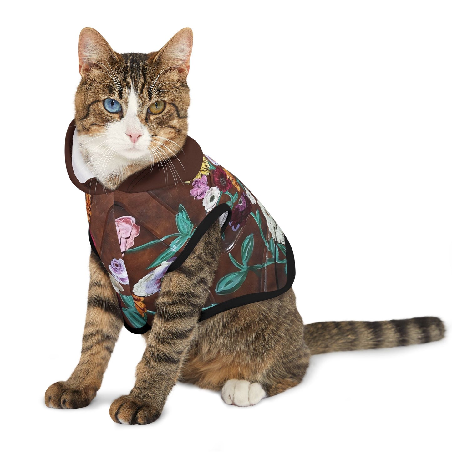 Surprise Song Piano Flowers - Pet Hoodie