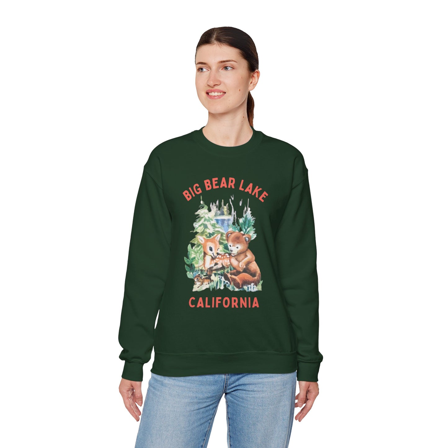 Big Bear Lake Unisex Heavy Blend™ Crewneck Sweatshirt