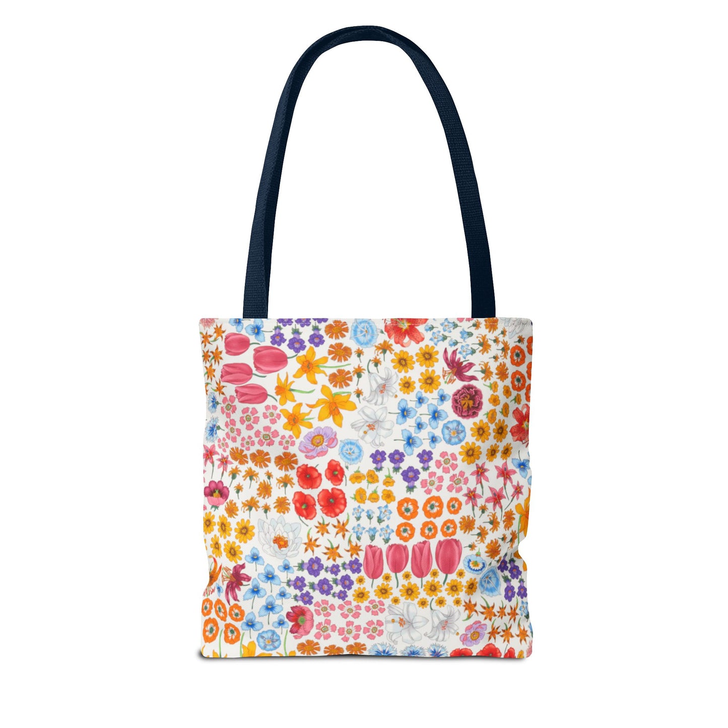 Colorful Floral Tote Bag for Everyday Use "Flora" Design!