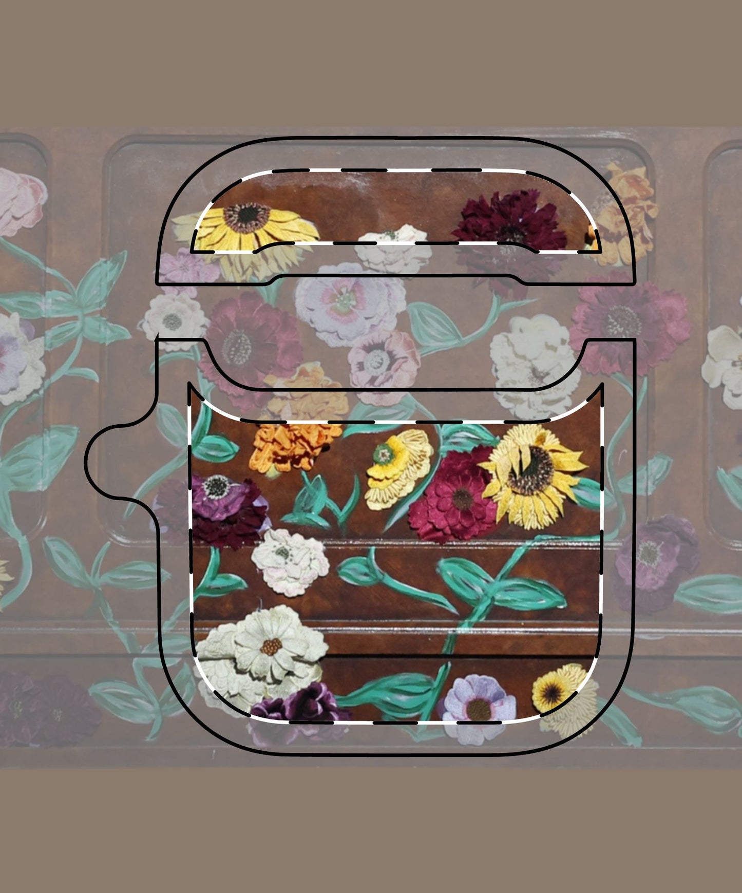 Surprise Song Floral Piano - AirPod Cases