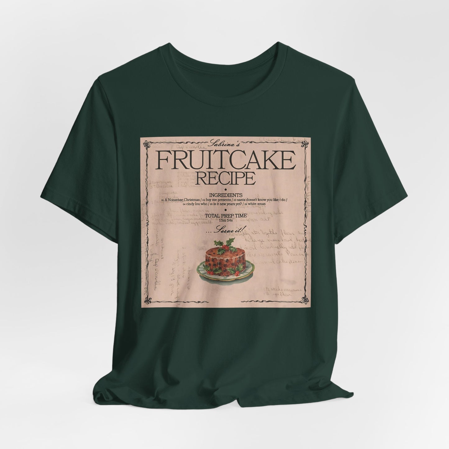 fruitcake recipe Unisex Jersey Short Sleeve Tee
