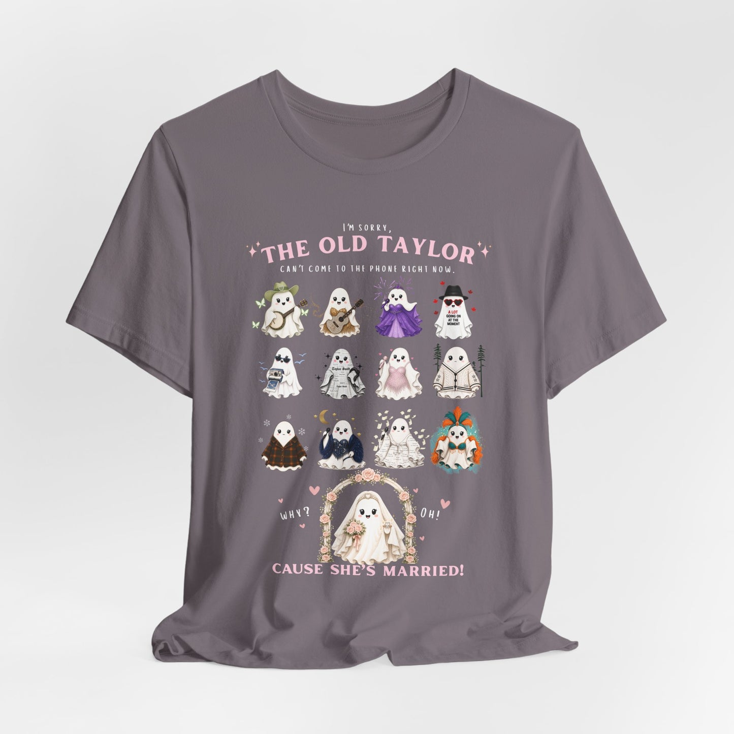Swiftie Ghosties T‑Shirt — “The Old Taylor” Cute Wedding Ghost