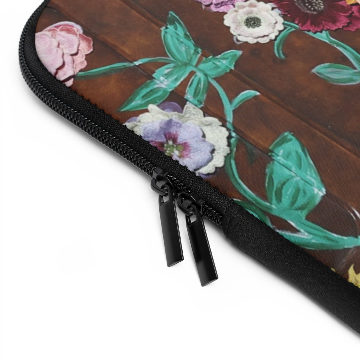 Surprise Song Floral Piano - Laptop Sleeve