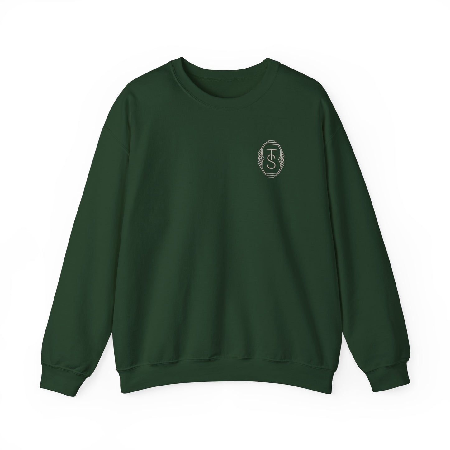 Initials Emblem Crewneck Sweatshirt