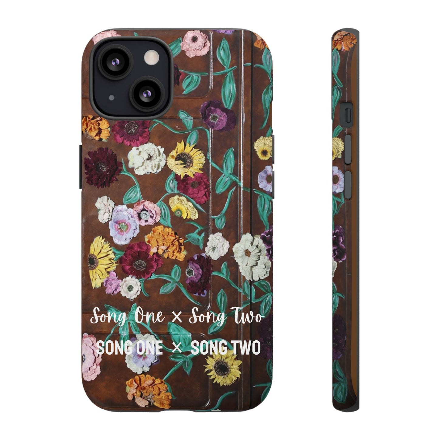 CUSTOMIZABLE with Surprise Song Titles - Surprise Song Floral Piano - Tough Cases