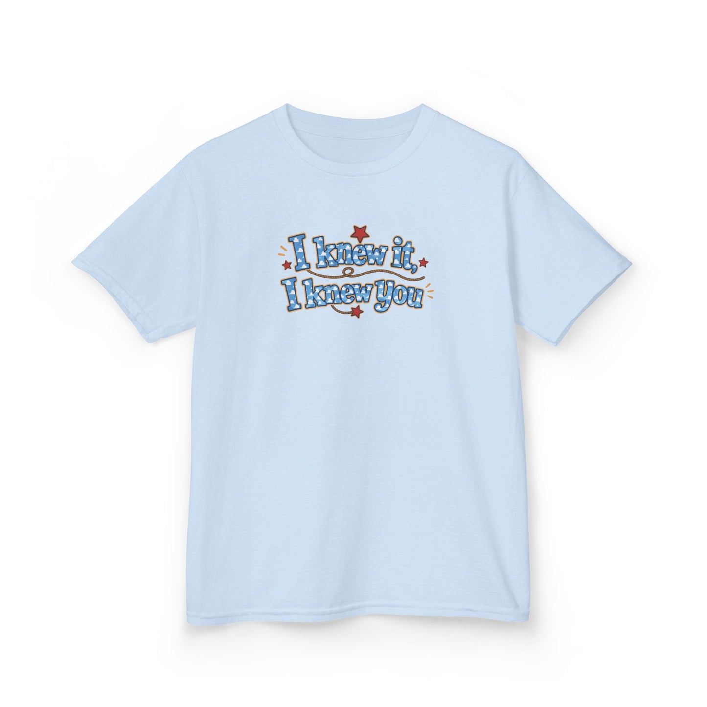 Kids Tee — "I Know It, I Knew You" Retro Star Graphic