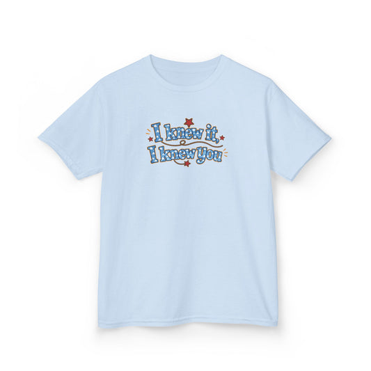Kids Tee — "I Know It, I Knew You" Retro Star Graphic