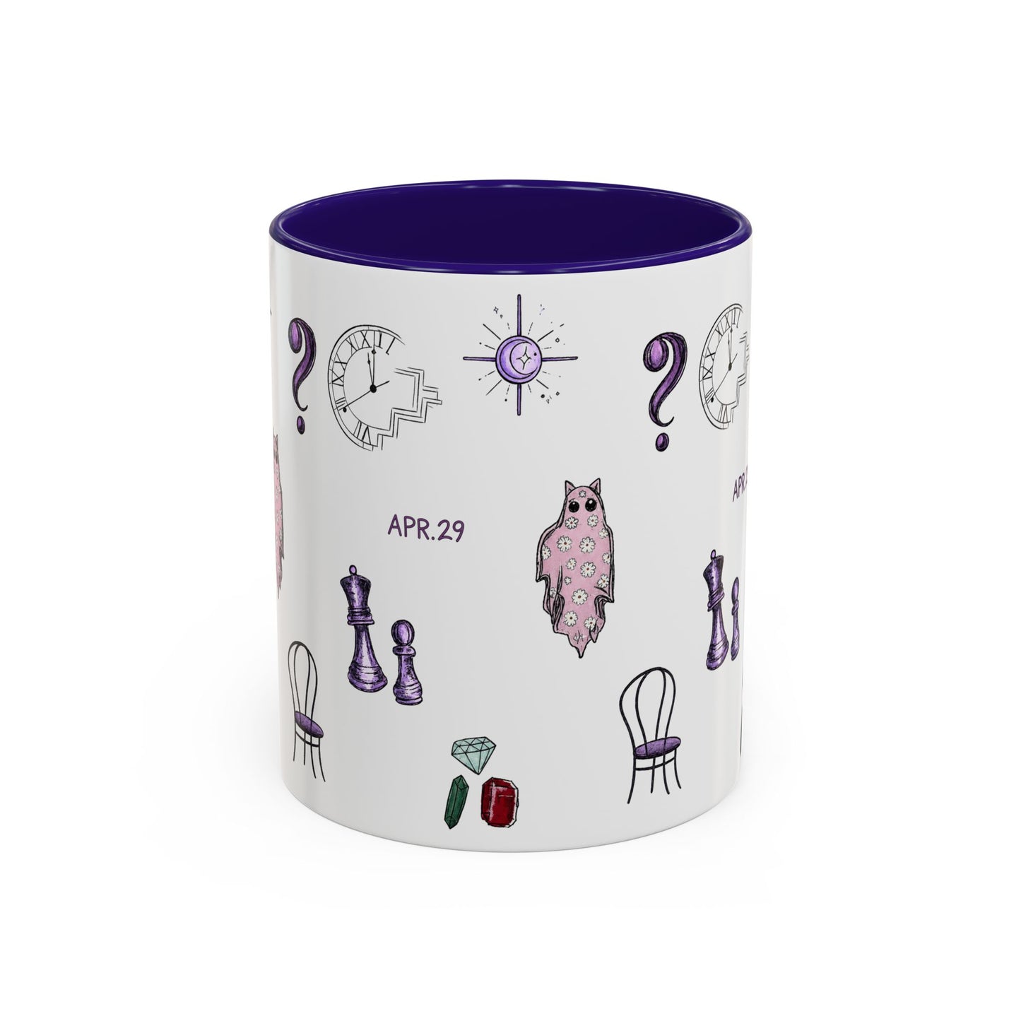 Midnights Icons Coffee Mug — Cute Illustrated Symbol Collage (11oz)