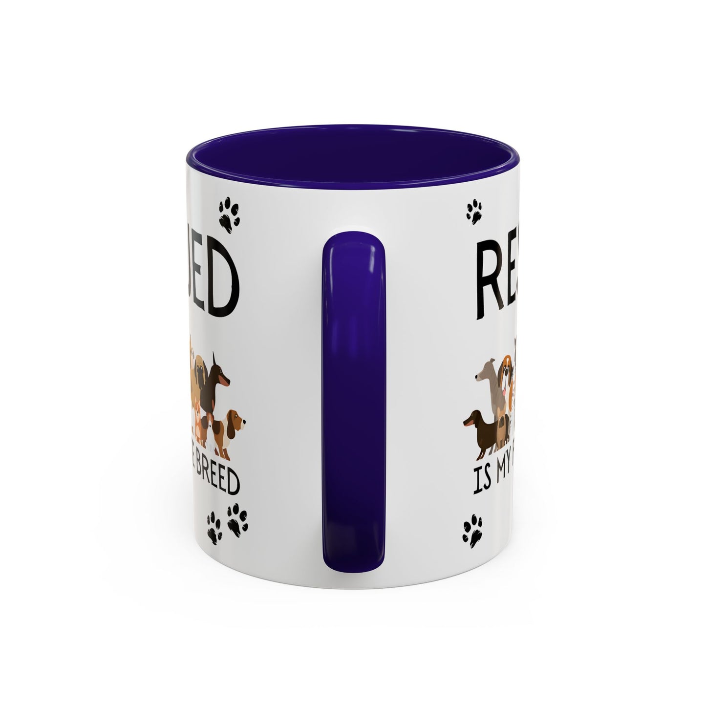 Colorful Dog Rescue Mugs - Perfect for Pet Lovers, Gift for Animal Advocates, 11oz