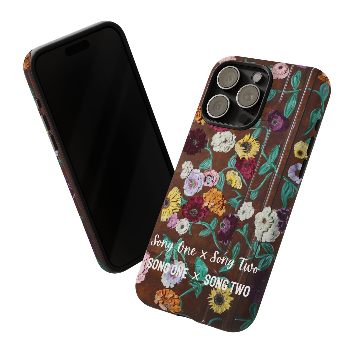 CUSTOMIZABLE with Surprise Song Titles - Surprise Song Floral Piano - Tough Cases