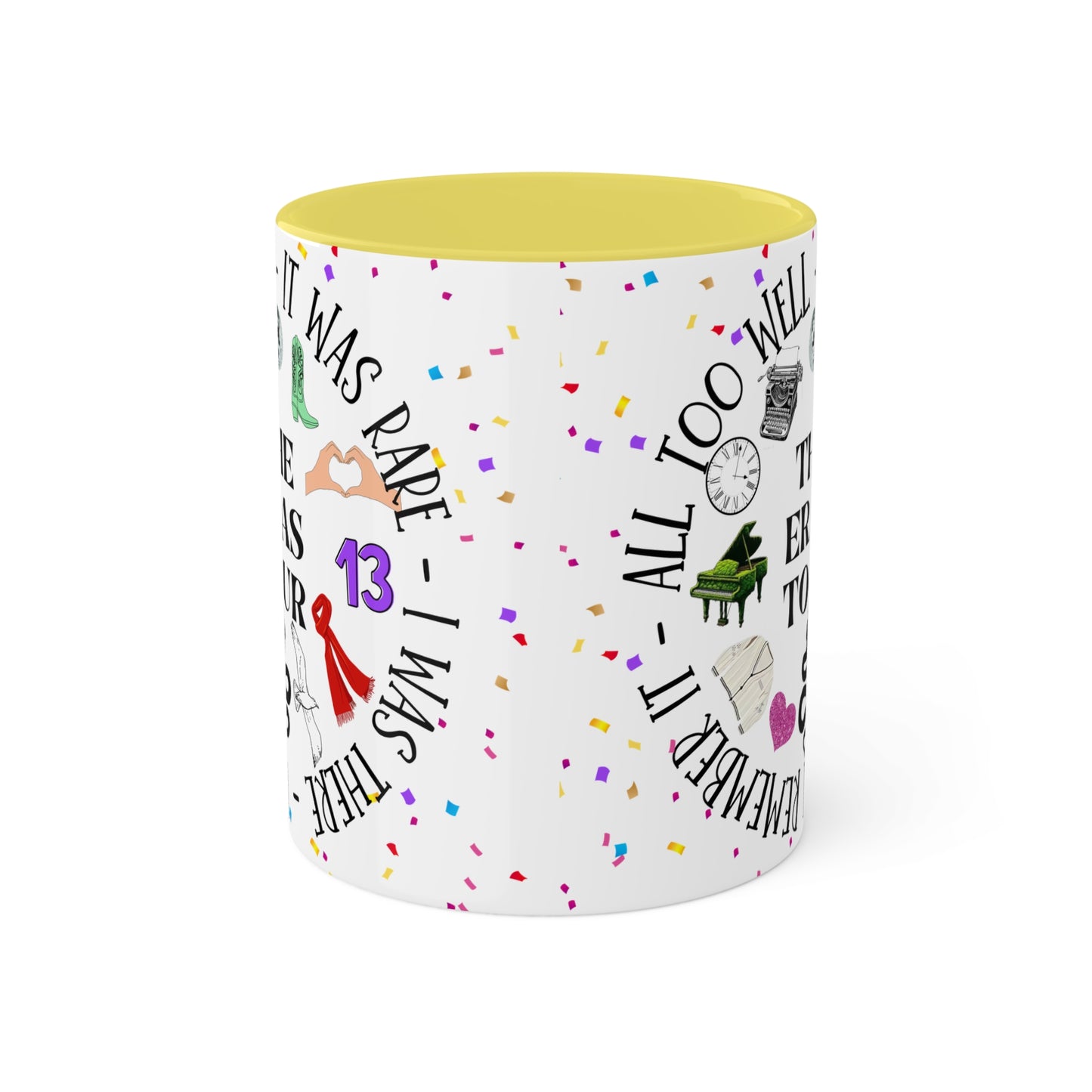 Concert Icons - I remember it all too well - Colorful Mugs, 11oz