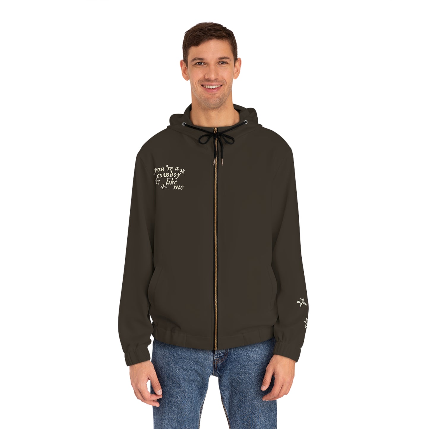 Eyes Full of Stars - Men's Full-Zip Hooded Jacket