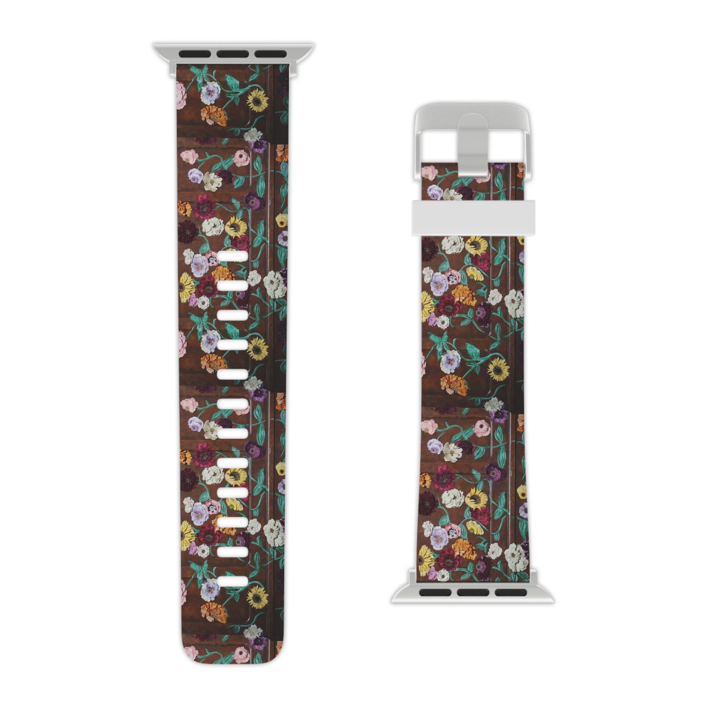 Surprise Song Floral Piano - Watch Band for Apple Watch