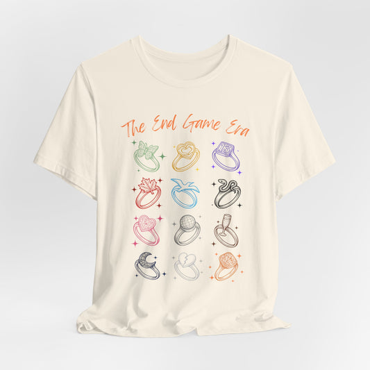 End Game Engagement Rings Era Tee for Fun-Loving Souls, Perfect for Casual Outings, Gifts, Parties, Eco-Friendly Wear, and Everyday Adventures