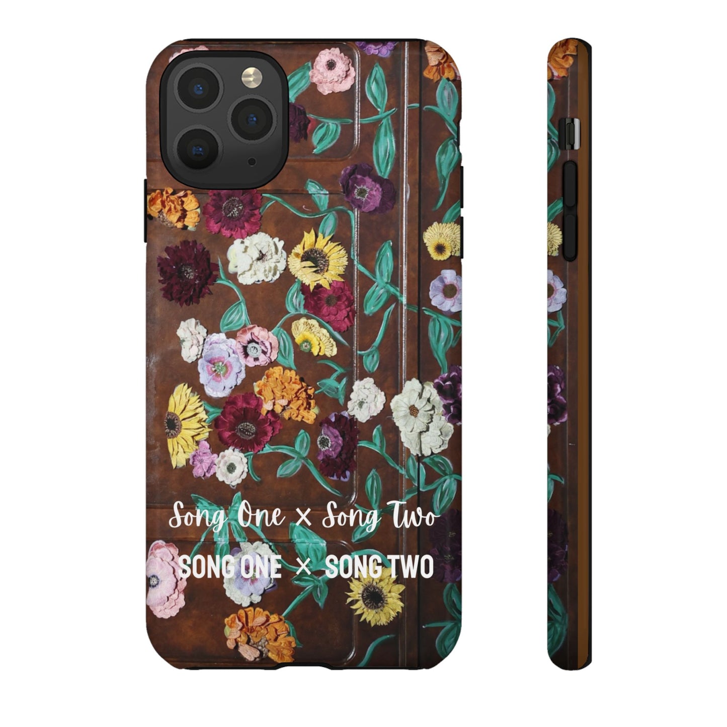 CUSTOMIZABLE with Surprise Song Titles - Surprise Song Floral Piano - Tough Cases