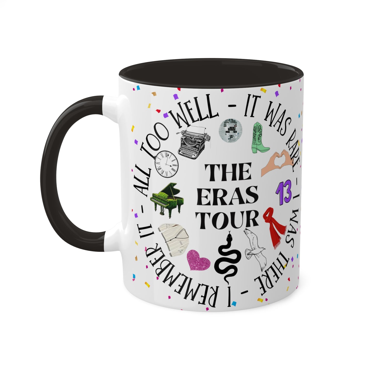 Concert Icons - I remember it all too well - Colorful Mugs, 11oz