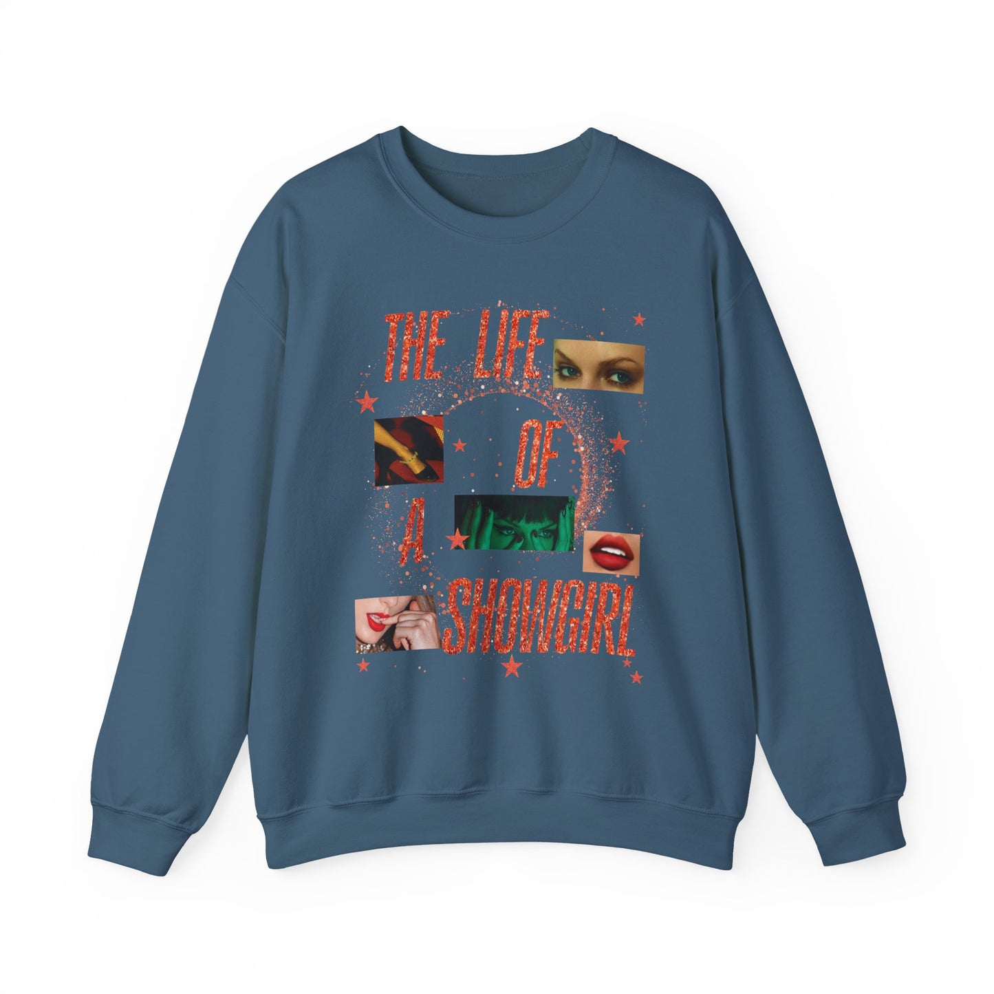 Showgirl Life Collage Sweatshirt | Cozy Unisex Crewneck, Perfect Gift for Performers, Birthday, Dance Lovers, Fashion Statement