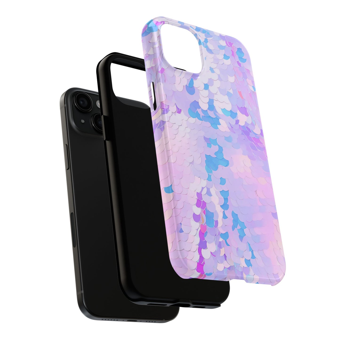 Colorful Sequin Romper Tough Phone Case - Stylish Protection for Your Device
