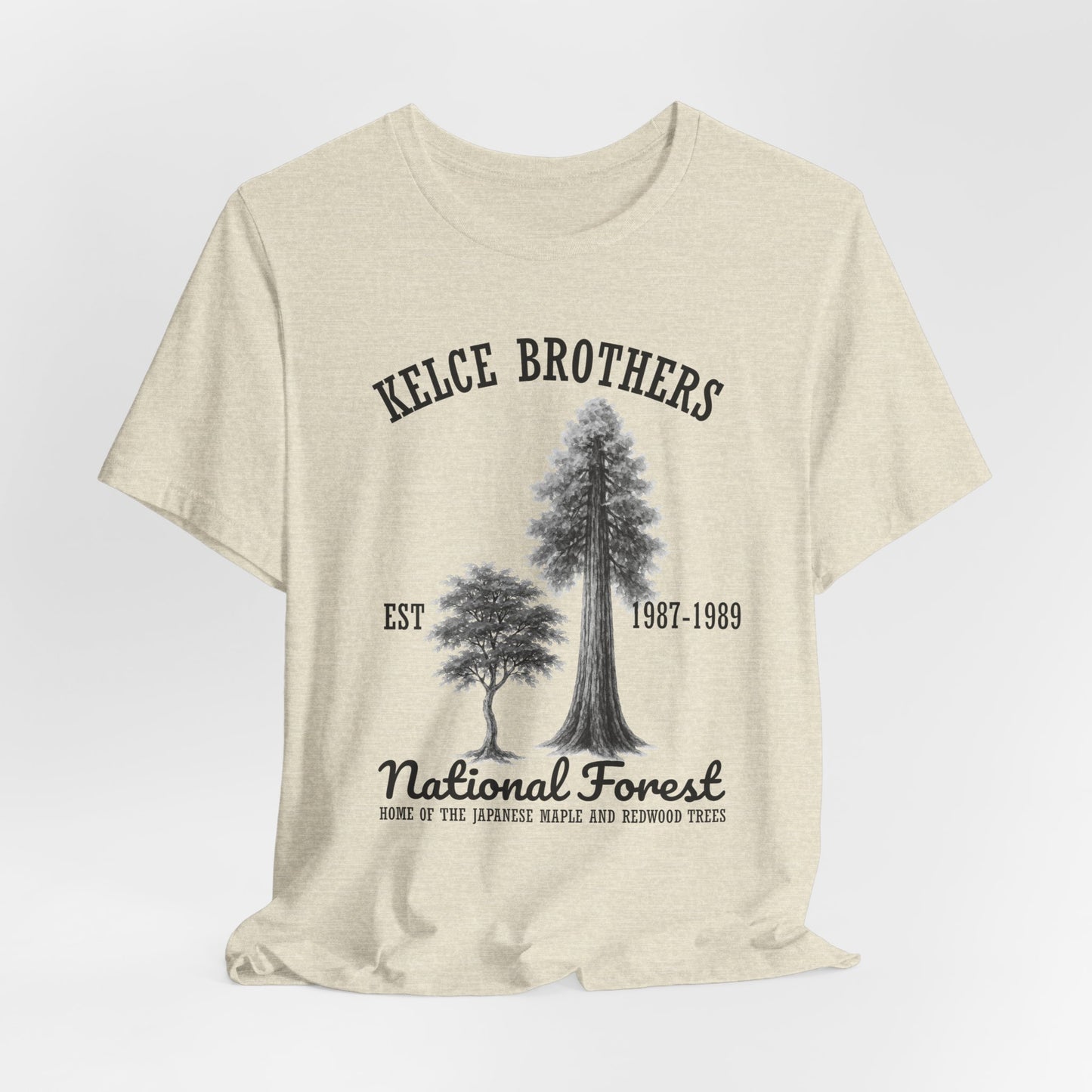 Kelce Brothers National Forest Tee - Unisex Jersey Short Sleeve T-Shirt