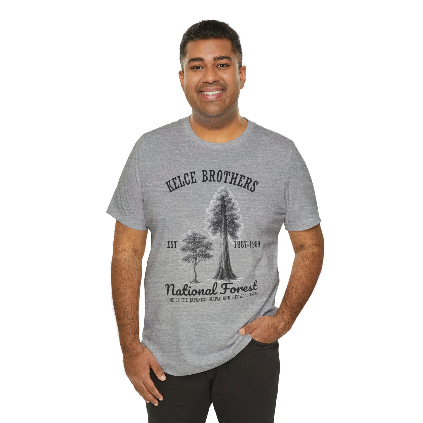 Kelce Brothers National Forest Tee - Unisex Jersey Short Sleeve T-Shirt