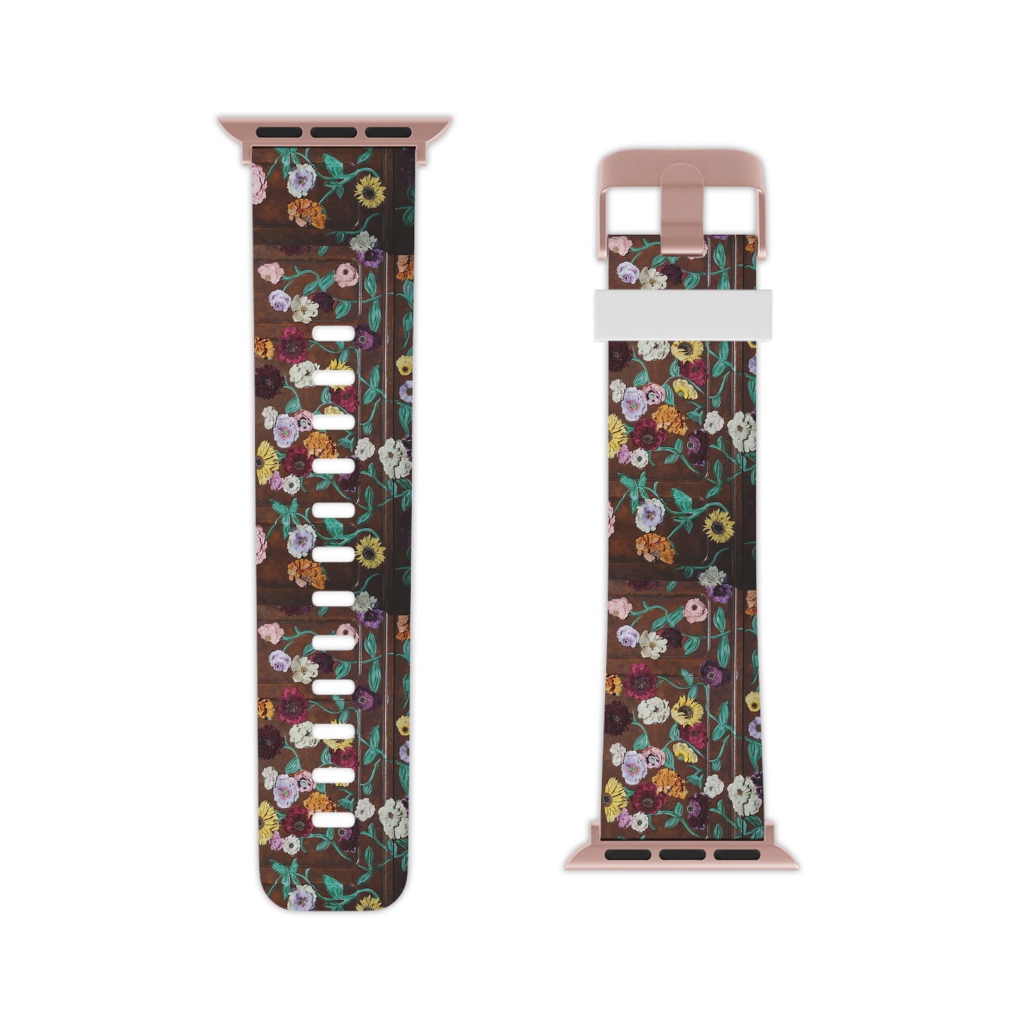 Surprise Song Floral Piano - Watch Band for Apple Watch