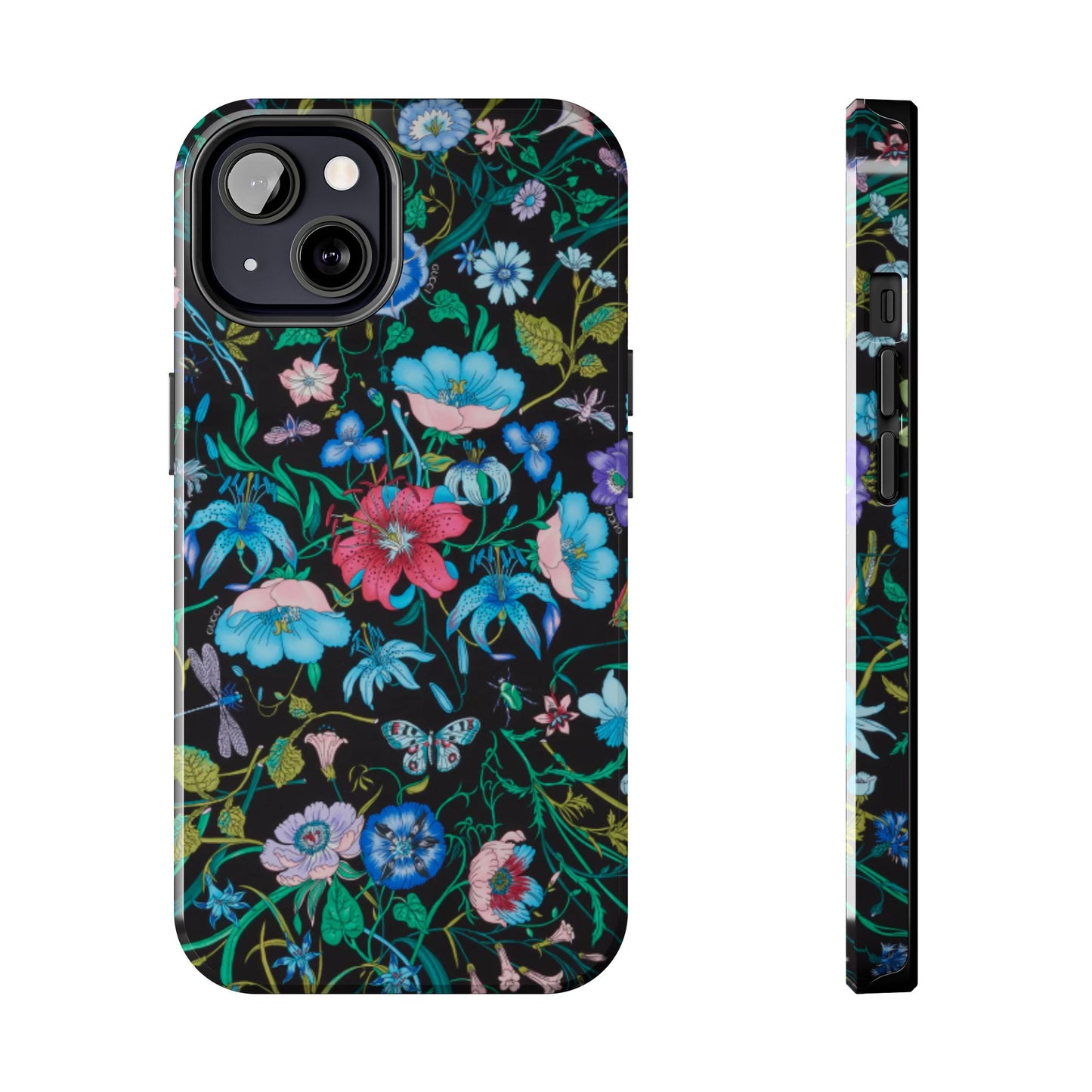 Vibrant Floral Tough Phone Case - Stylish and Durable Protection