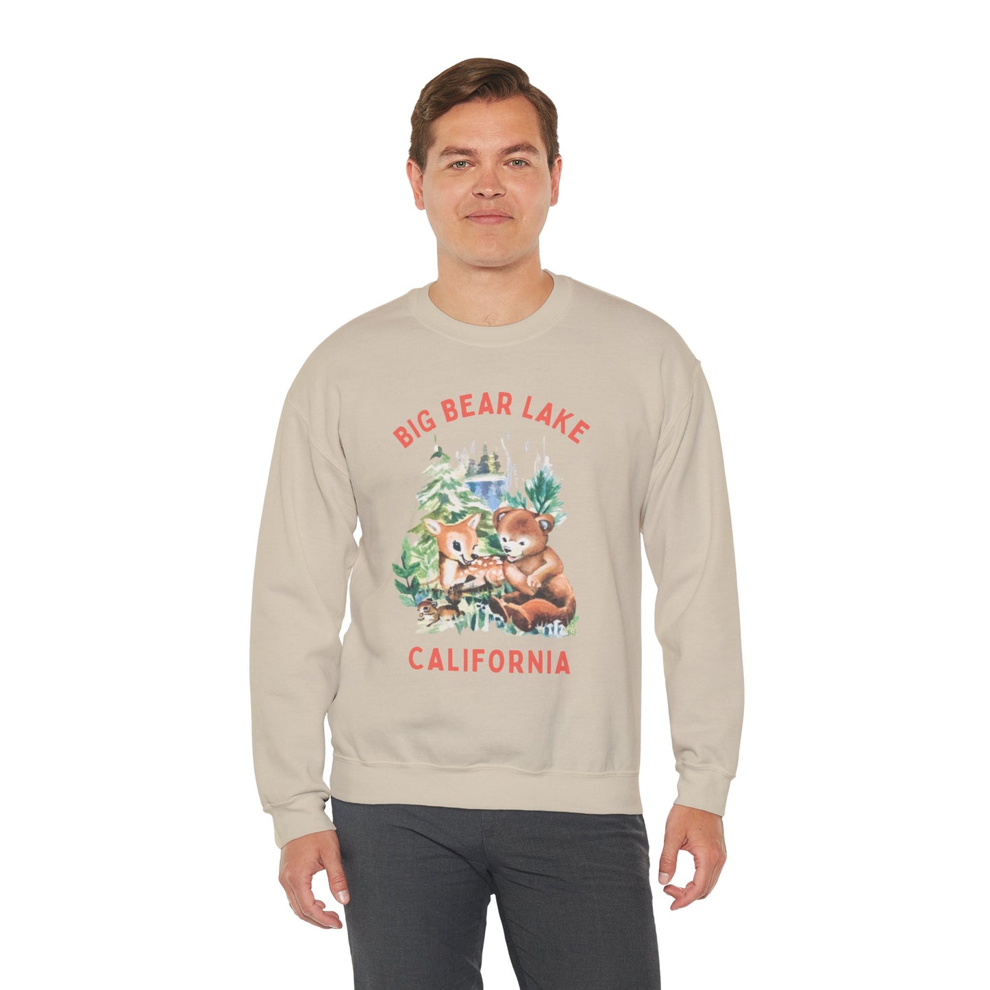 Big Bear Lake Unisex Heavy Blend™ Crewneck Sweatshirt