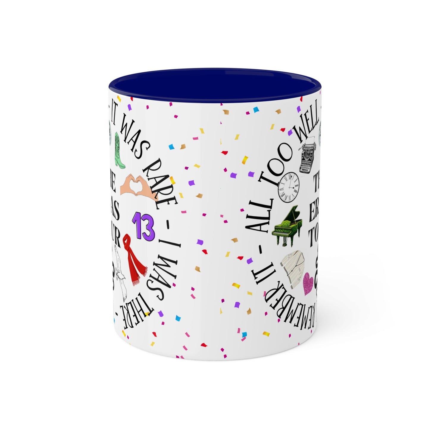 Concert Icons - I remember it all too well - Colorful Mugs, 11oz